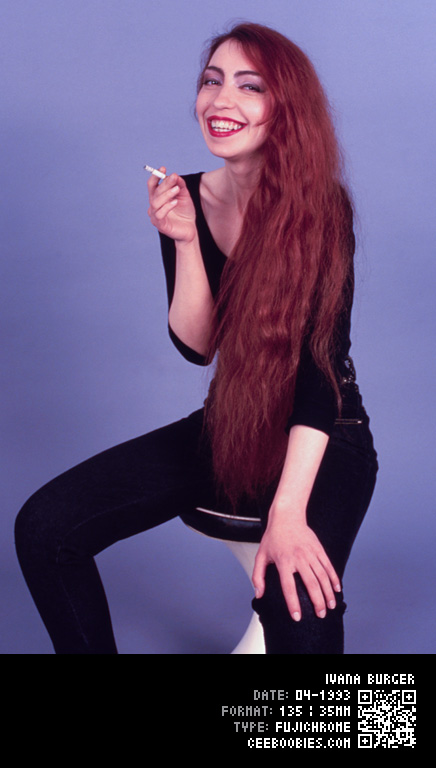 Ivana Burger, 8th April 1993, Fujichrome.