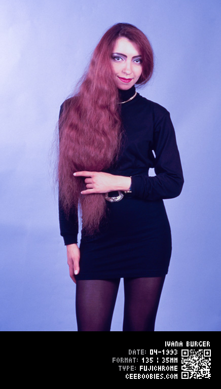 Ivana Burger, 8th April 1993, Fujichrome.