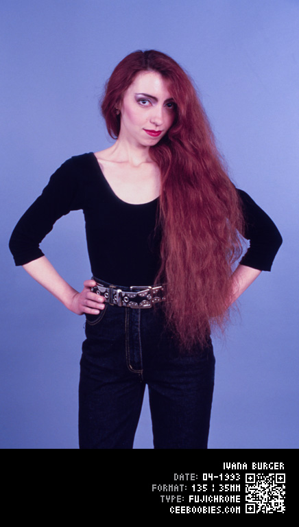 Ivana Burger, 8th April 1993, Fujichrome.