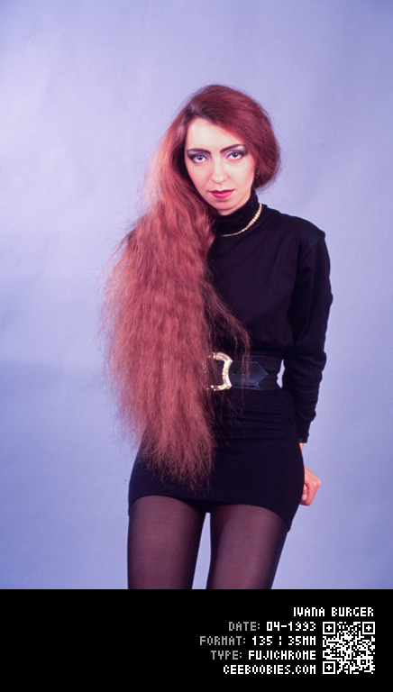 Ivana Burger, 8th April 1993, Fujichrome.